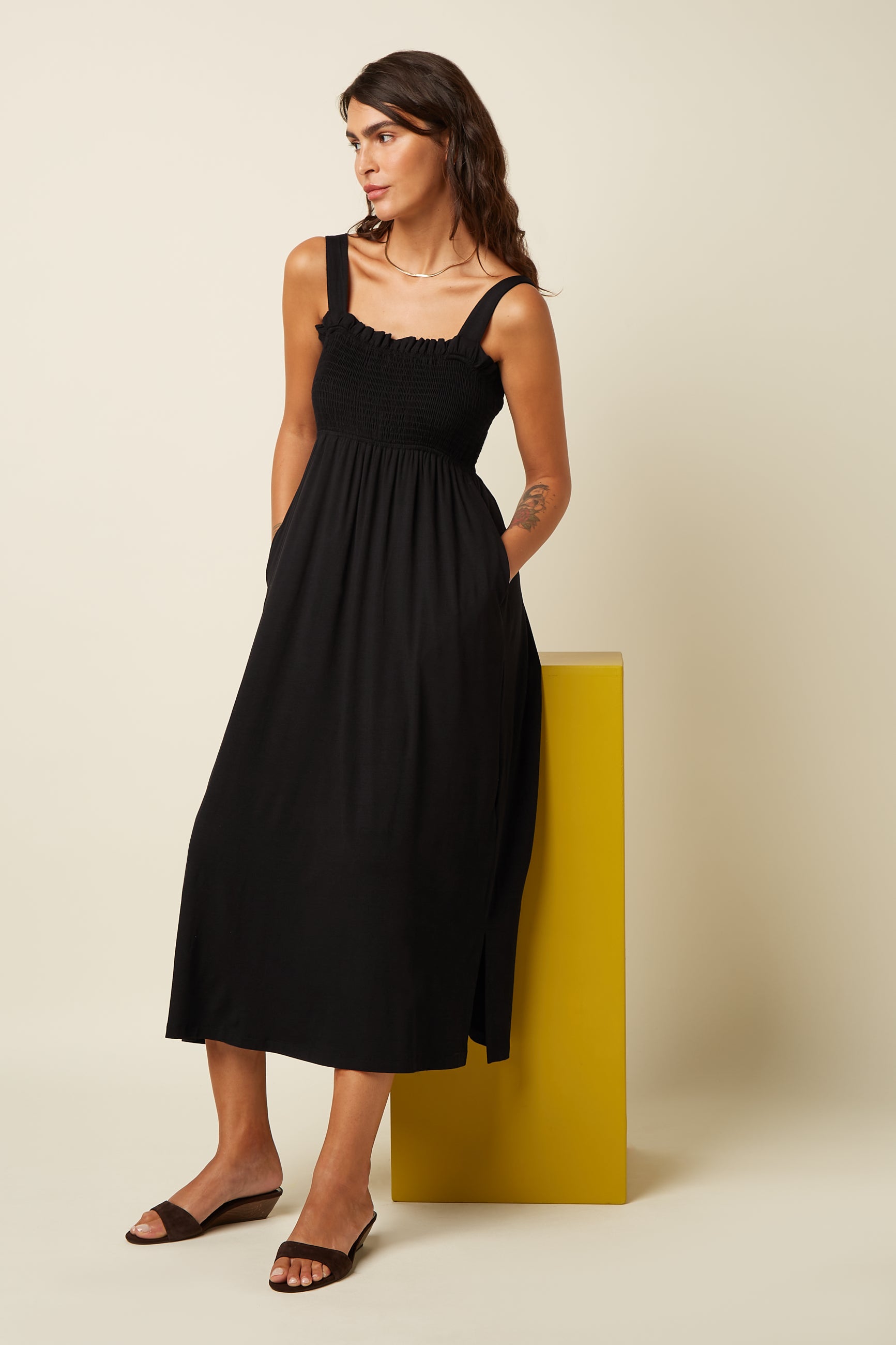Luisella Dress Silva - Black