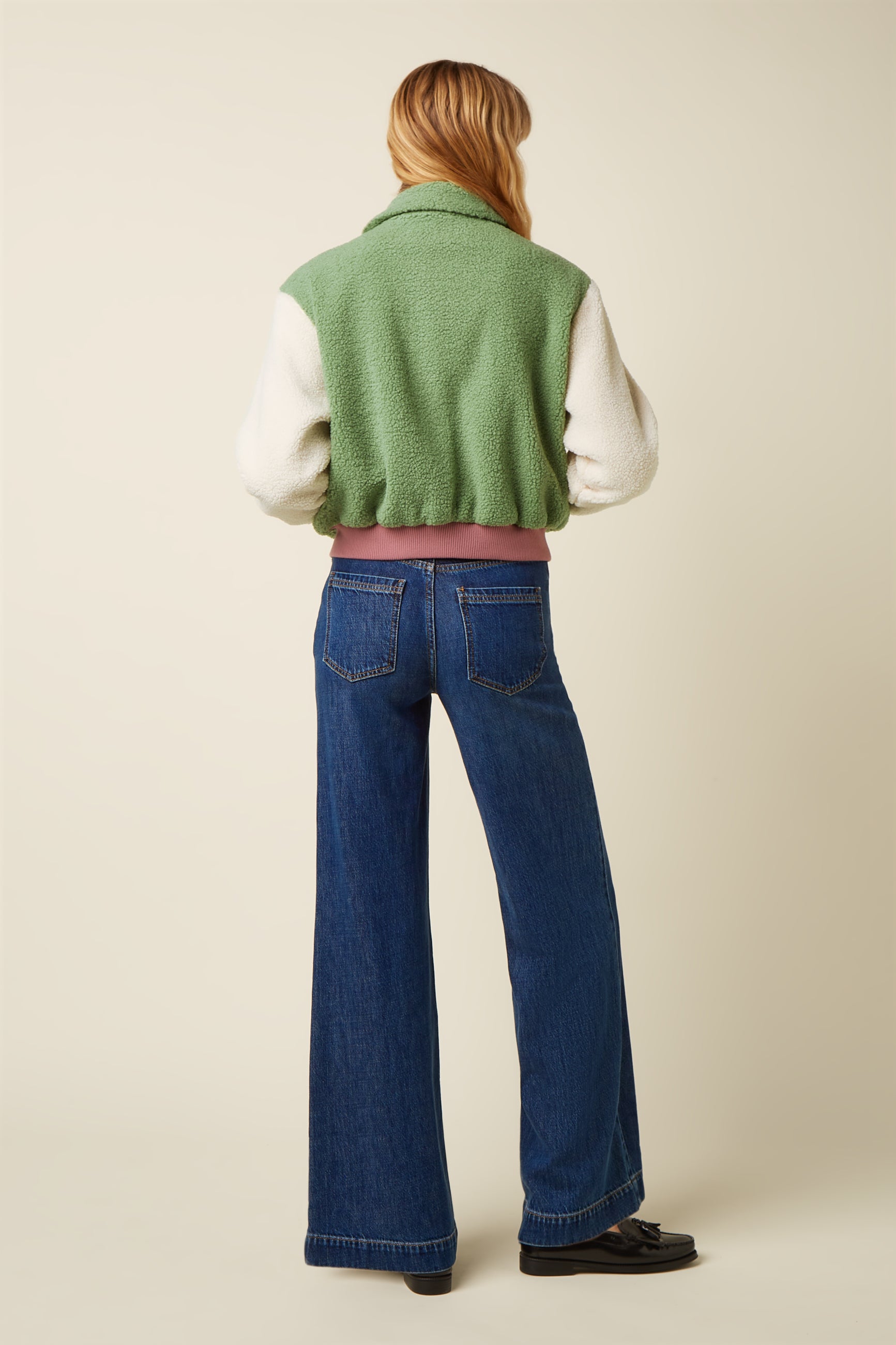 Fay Jacket Teddy - Shade Green