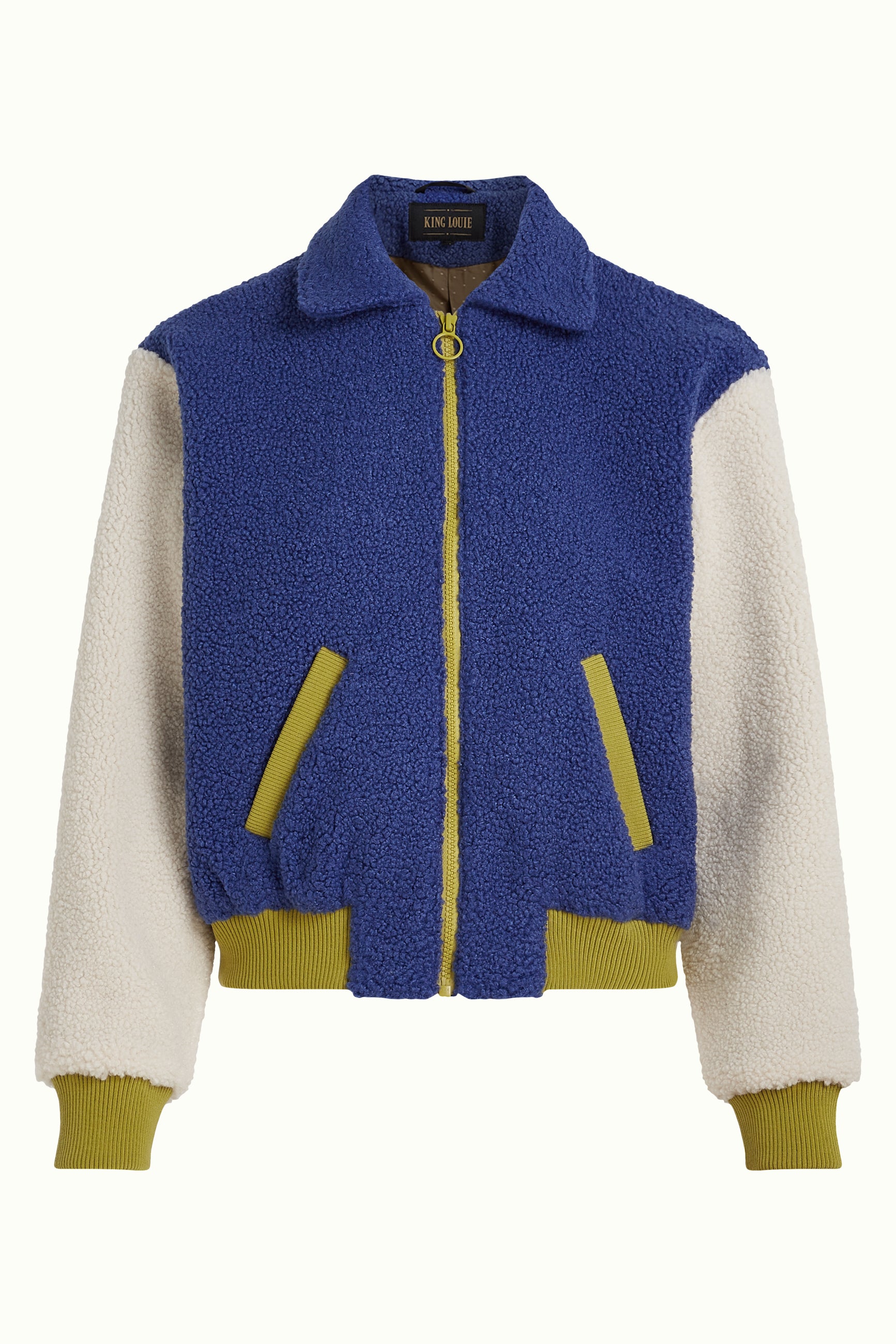 Fay Jacket Teddy - Bluing