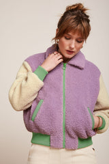 Fay Jacket Teddy - Sheer Lilac