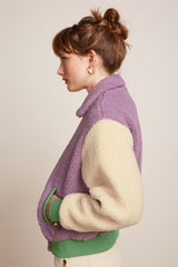 Fay Jacket Teddy - Sheer Lilac