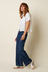 Evelina Blouse Brava Broderie - White