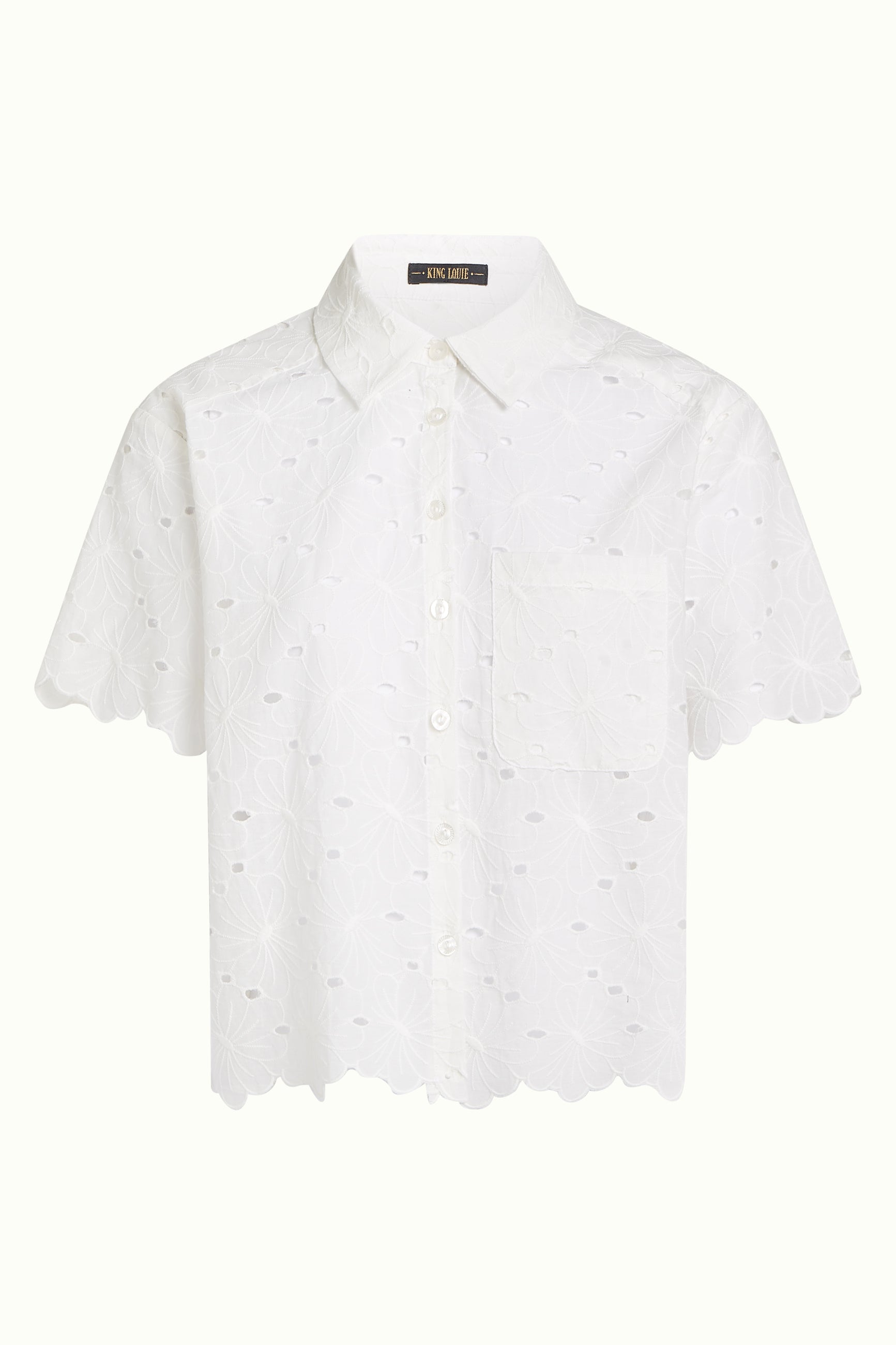 Evelina Blouse Brava Broderie - White