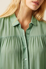 Amy Blouse Capo - Minty Meadow