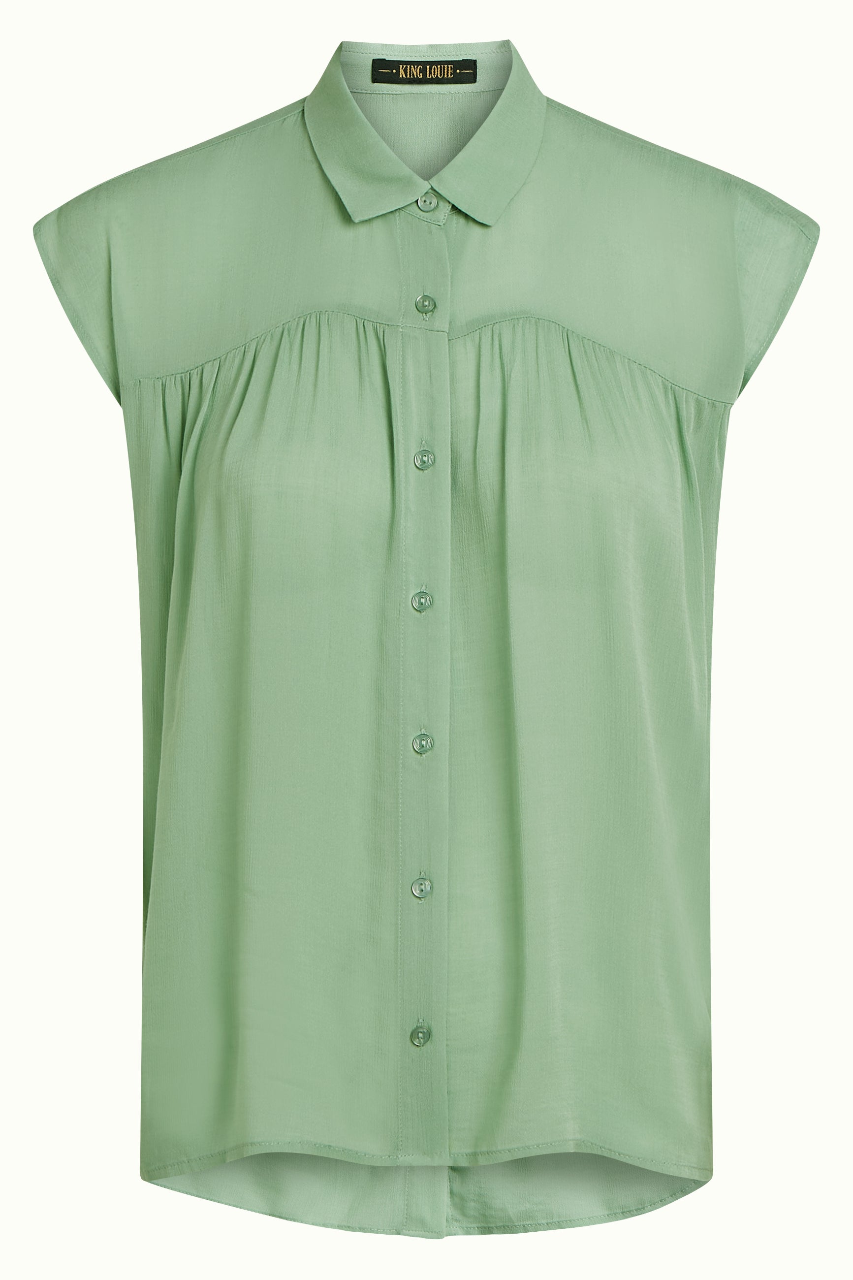 Amy Blouse Capo - Minty Meadow