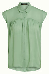 Amy Blouse Capo - Minty Meadow
