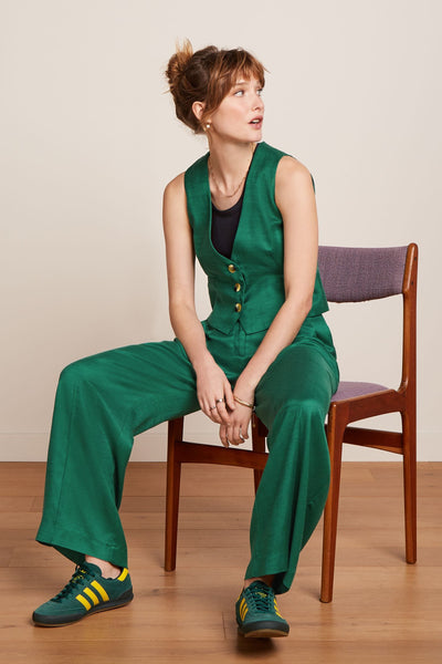 Cissy Gilet Cameron - Nile Green – King Louie