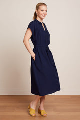 Amy Dress Tortoise - Evening Blue