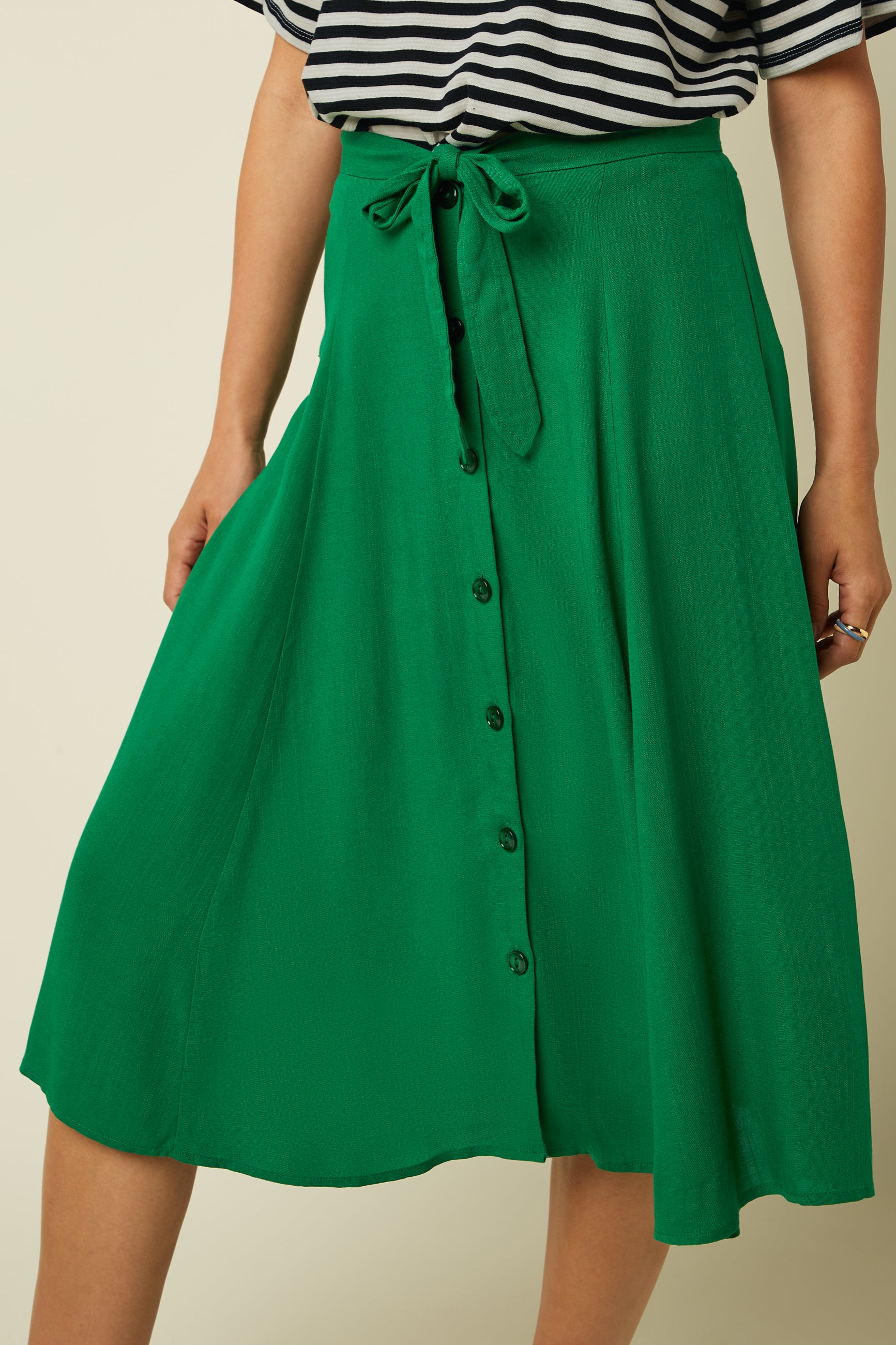 Judy Midi Skirt Atomic - Very Green