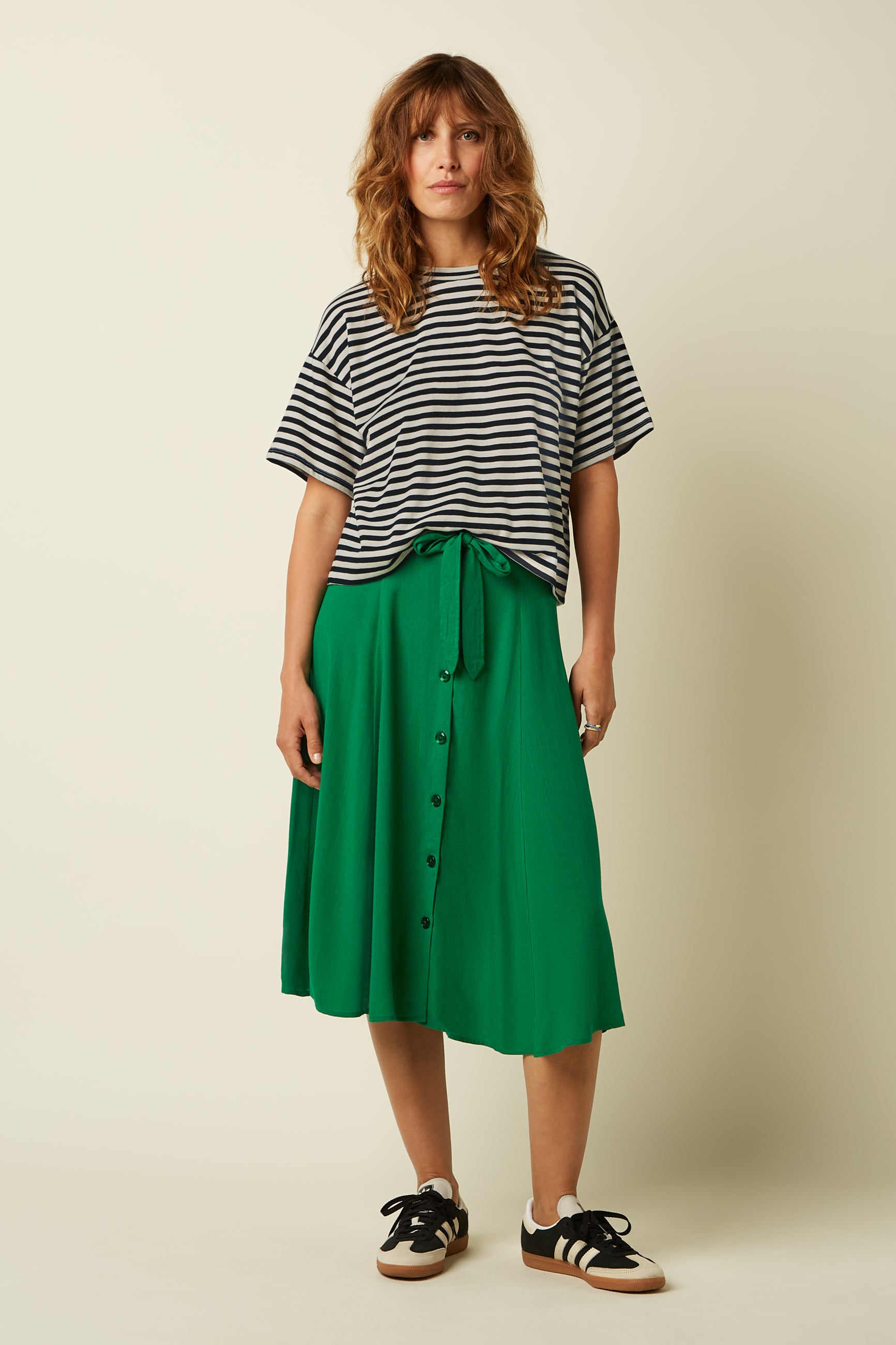 Judy Midi Skirt Atomic - Very Green