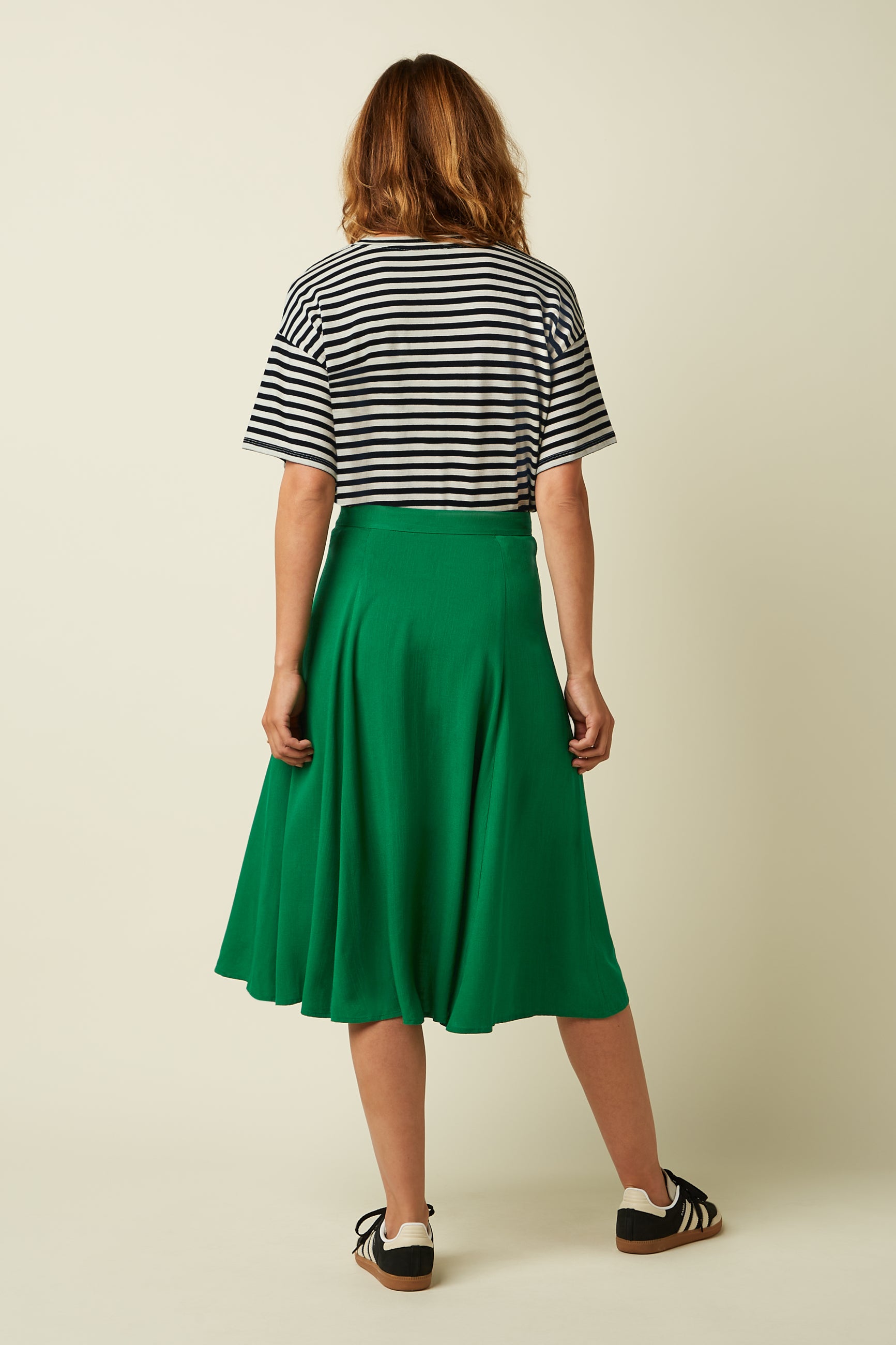 Judy Midi Skirt Atomic - Very Green