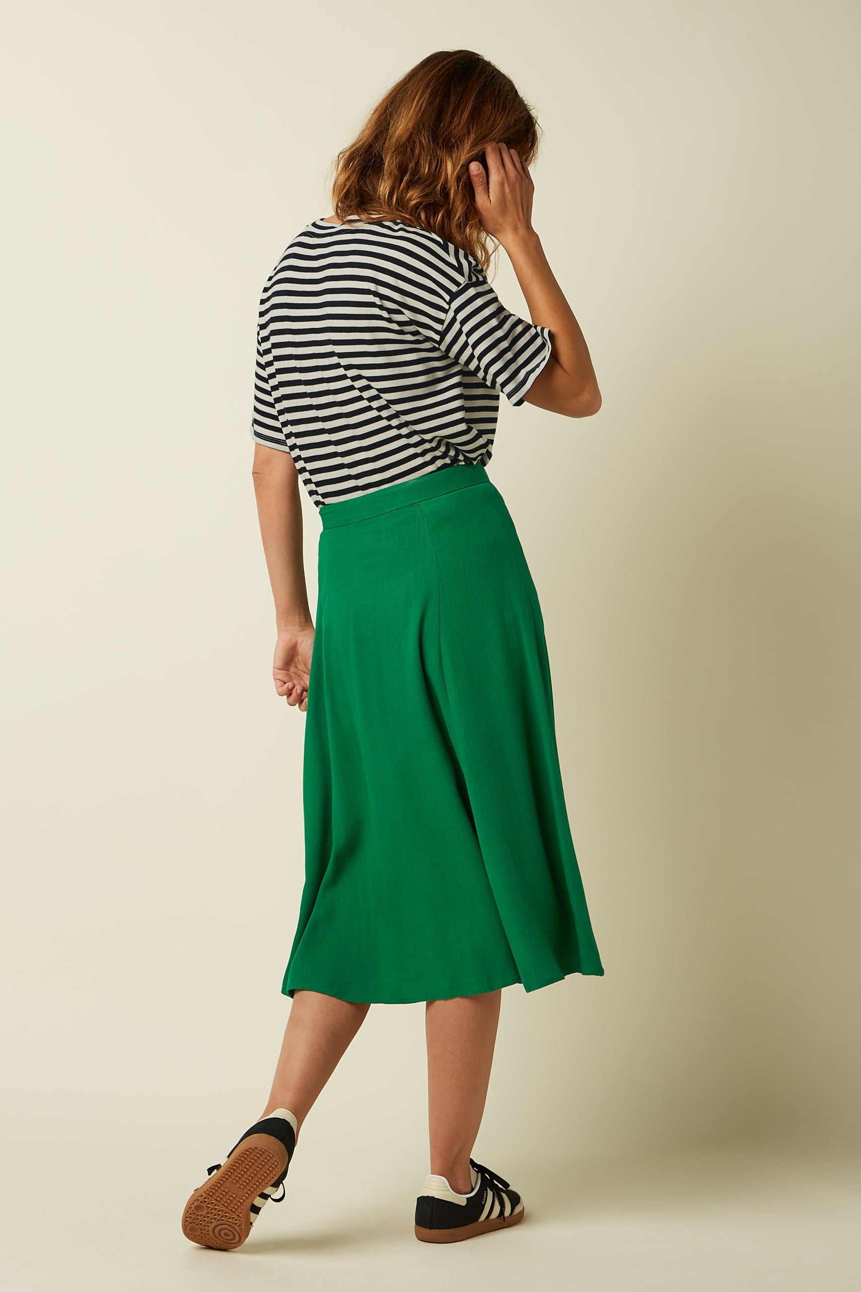 Judy Midi Skirt Atomic - Very Green