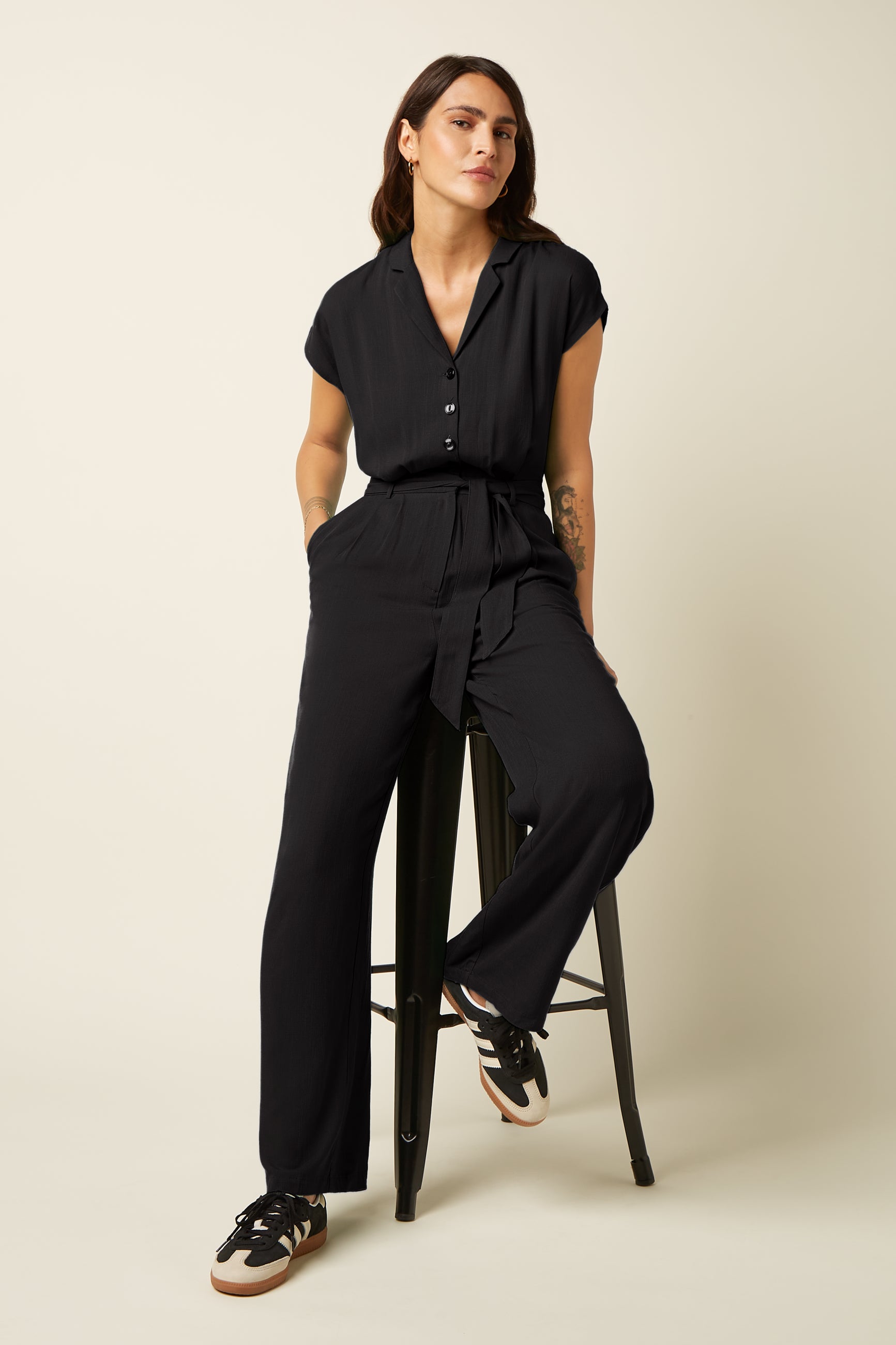 Maria Jumpsuit Atomic - Black – King Louie