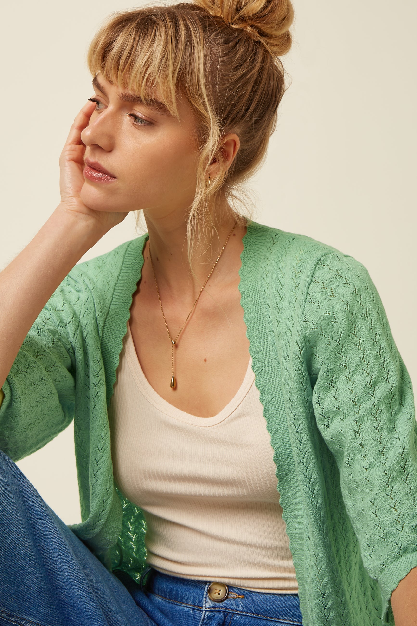 Emily Cardi Rocky Ajour - Minty Meadow