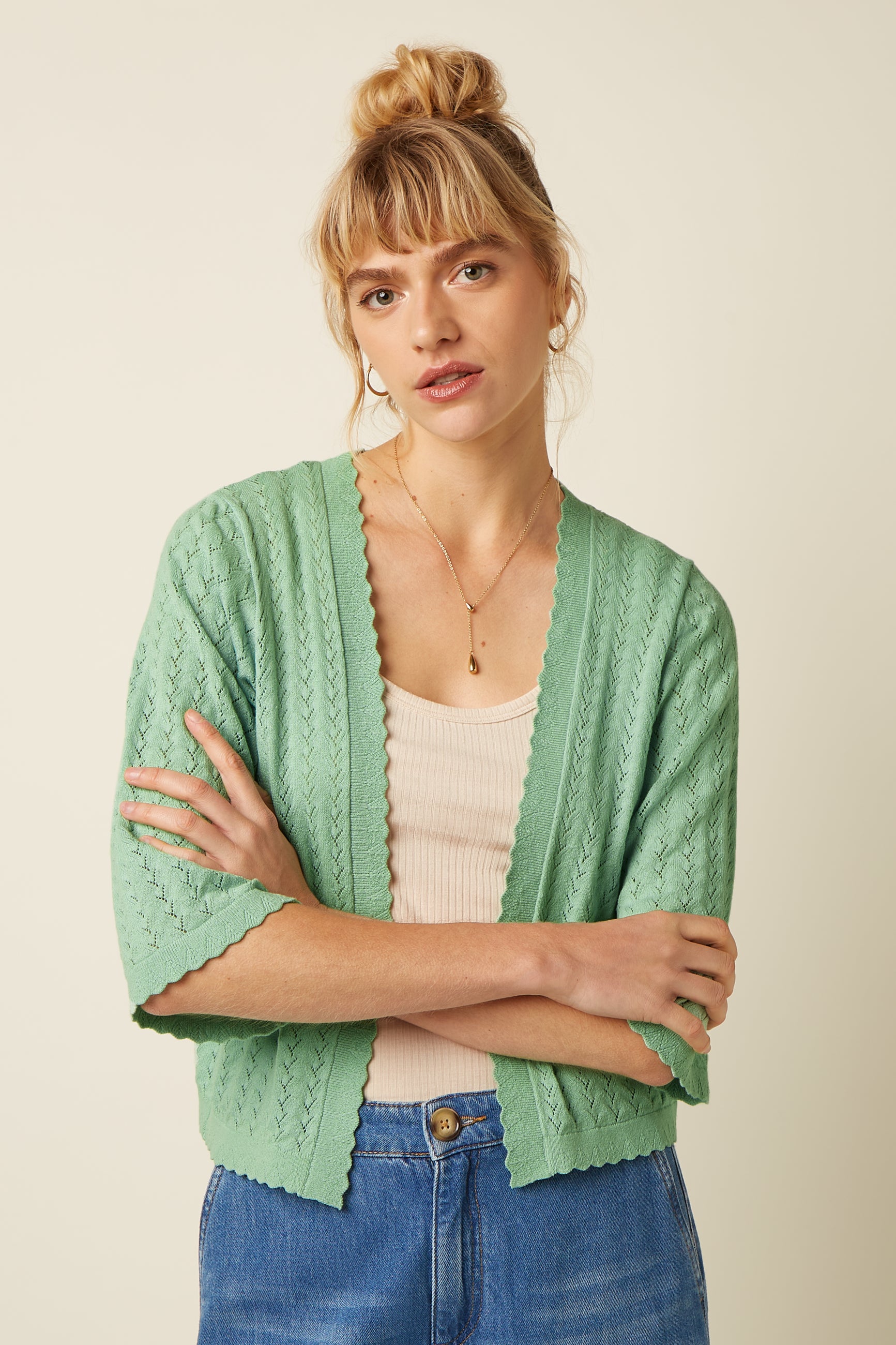 Emily Cardi Rocky Ajour - Minty Meadow