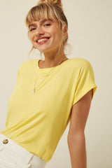 Aria Top Caprice - Lemon Yellow