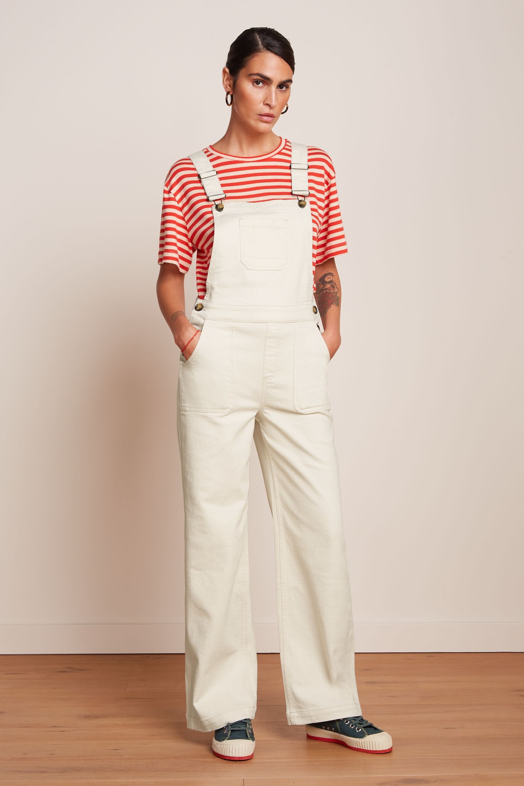 Salopette Retro Denim - Ivory – King Louie