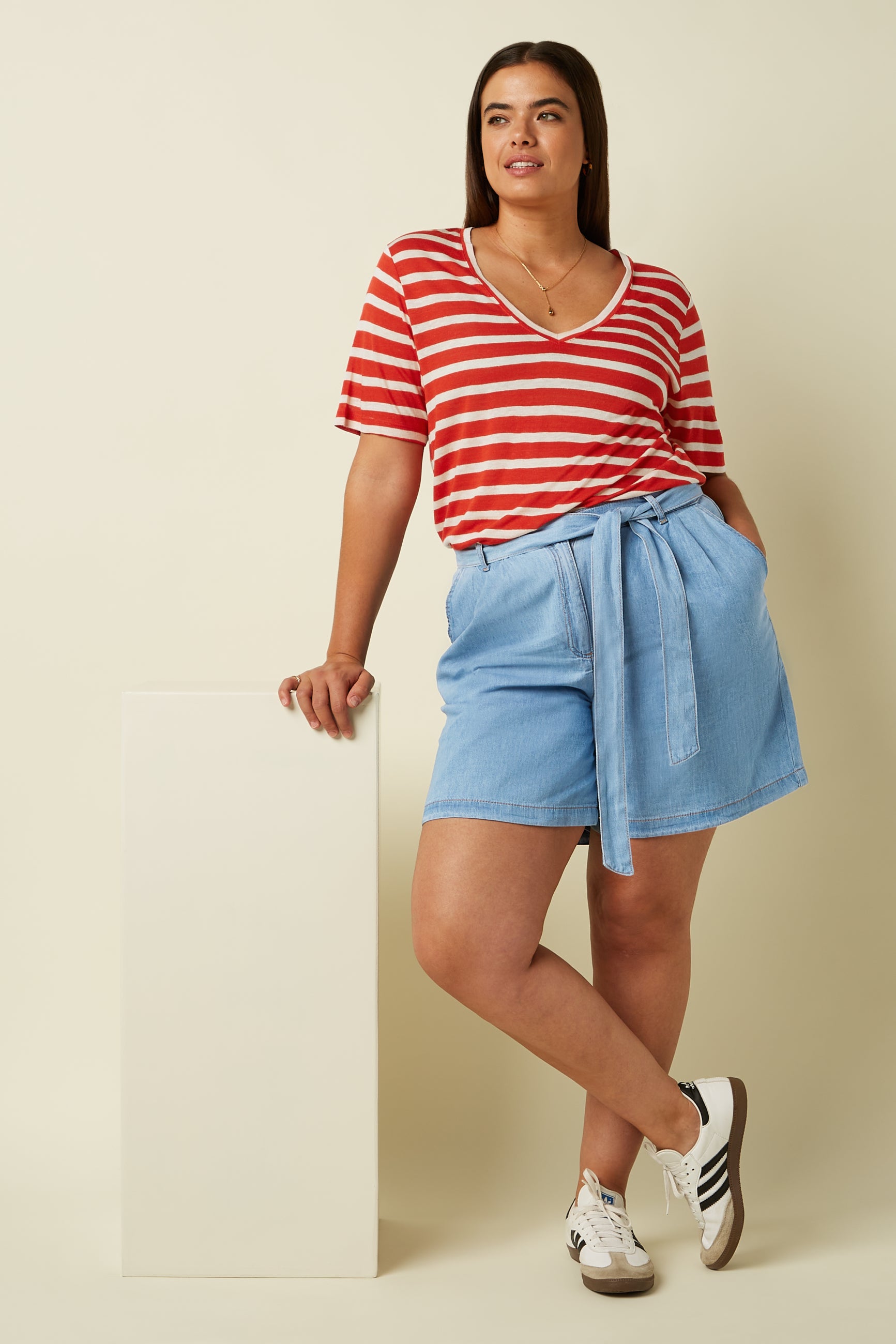 Marnie Shorts Festa Light Denim - Blue Tint