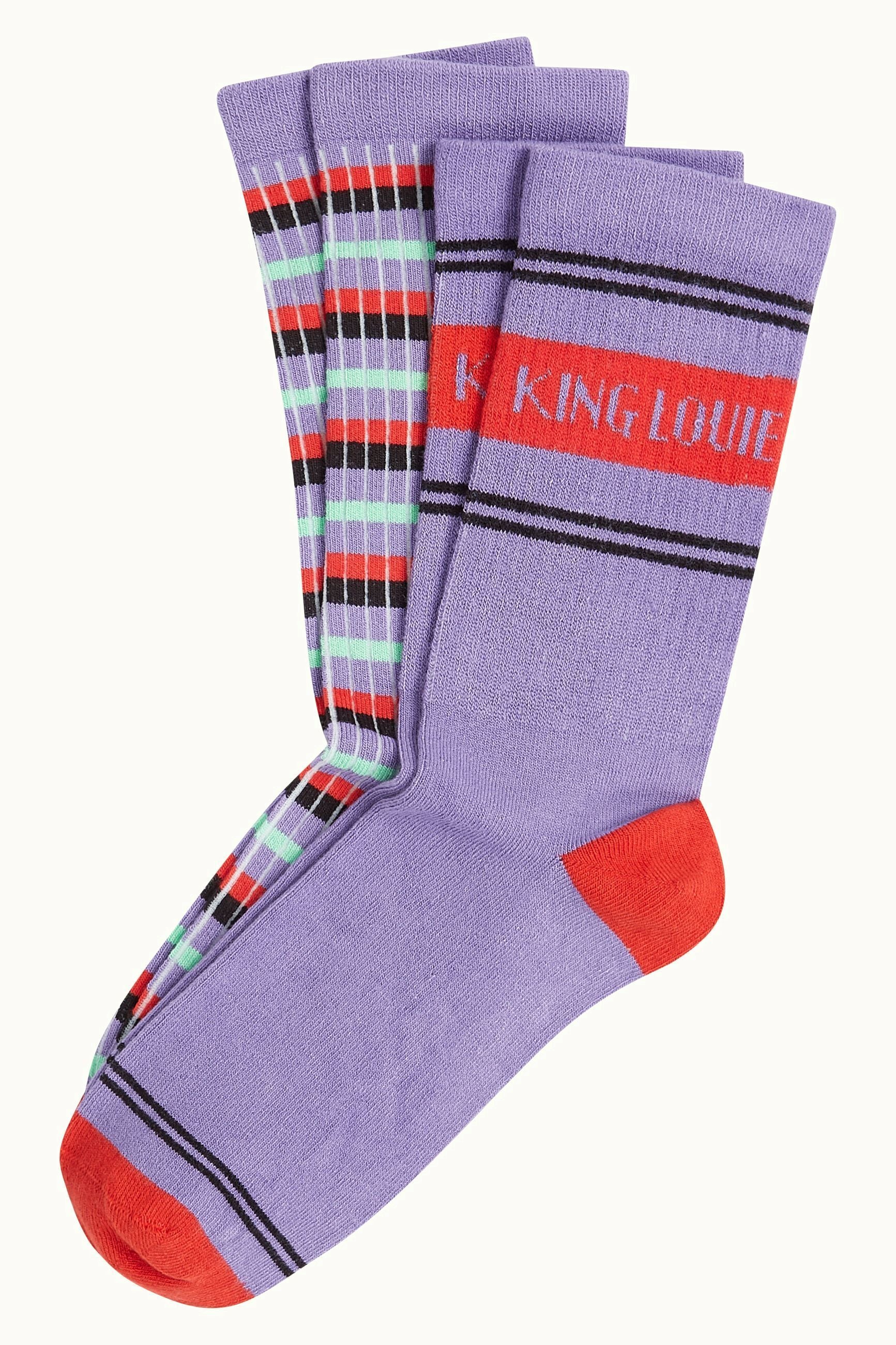 Socks Logo - Sheer Lilac