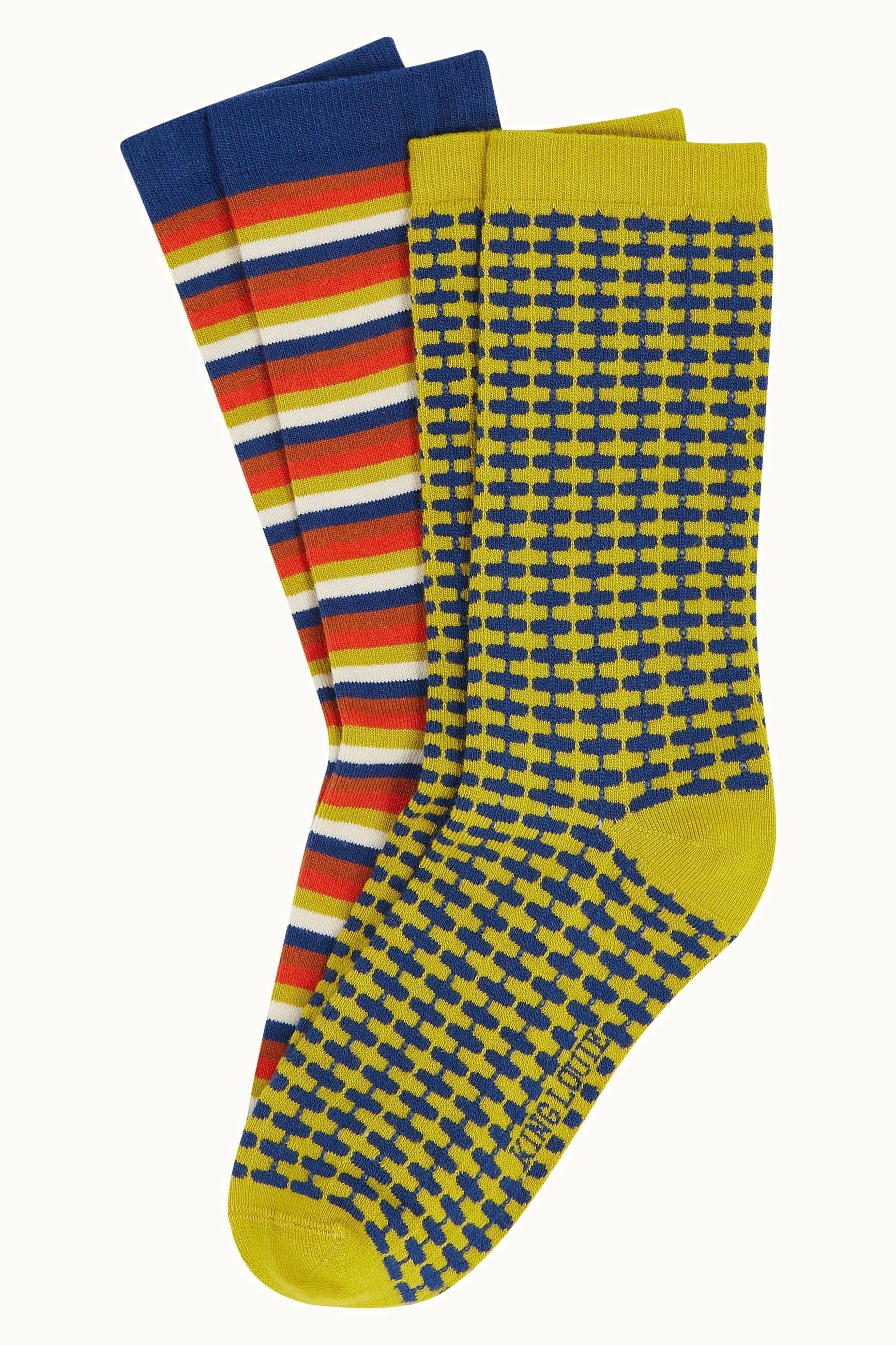 Socksbox Tomar Stripe - Spring Yellow