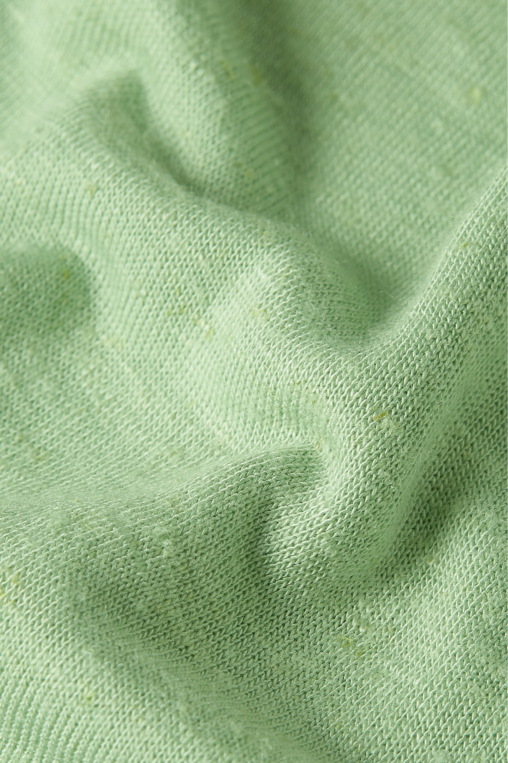 V-Neck Top Marsy Linen - Sprucestone Mint