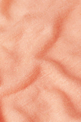 V-Neck Top Marsy Linen - Coral Orange