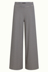 Border Palazzo Pants Mariniere Stripe - Beacon Blue