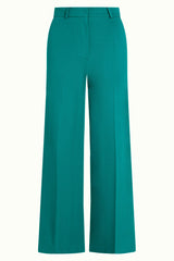 Federica Pants Milano Uni - Kayaking Green