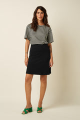 Border Skirt Milano Uni - Black