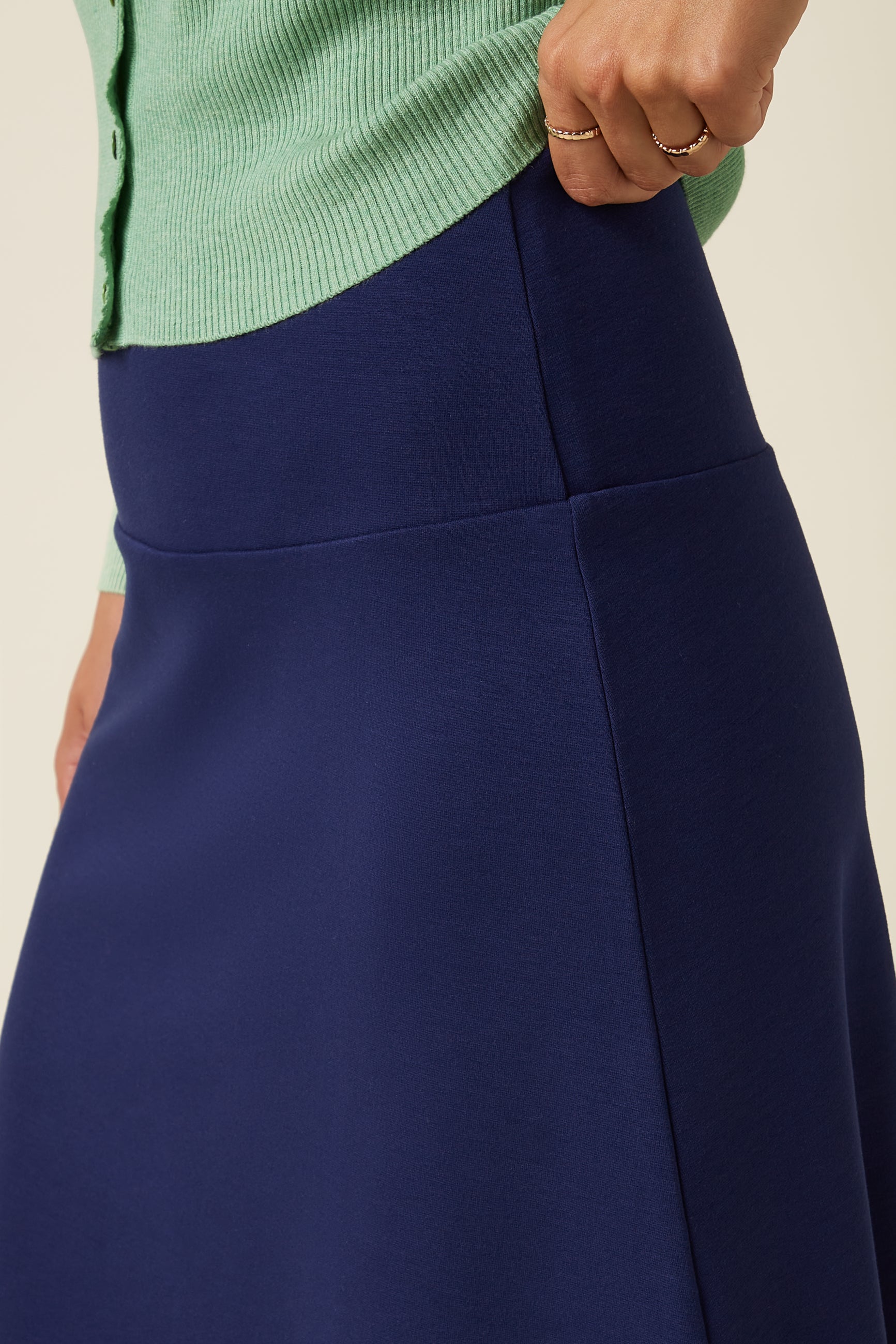 Border Skirt Milano Uni - Beacon Blue
