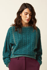 Azzurra Knit Top Gisell - Spruced Green