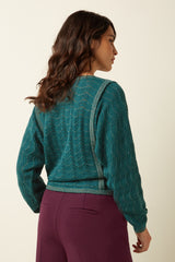 Azzurra Knit Top Gisell - Spruced Green