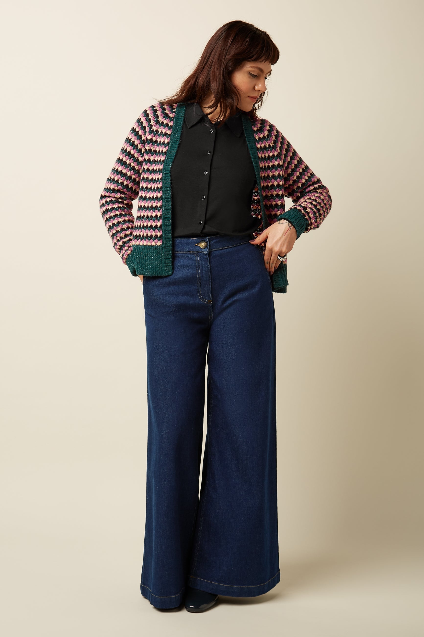 Blanca Cardi Flora - Pine Green