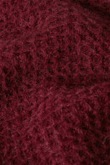 Jeanie Yoke Sweater Bernard - Cabernet Red