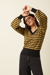 V-Neck Bellsleeve Walter - Black