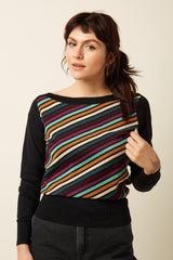 Ivy Top Lapis - Black