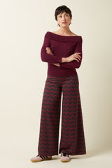 Mirta Top Lapis - Cabernet Red