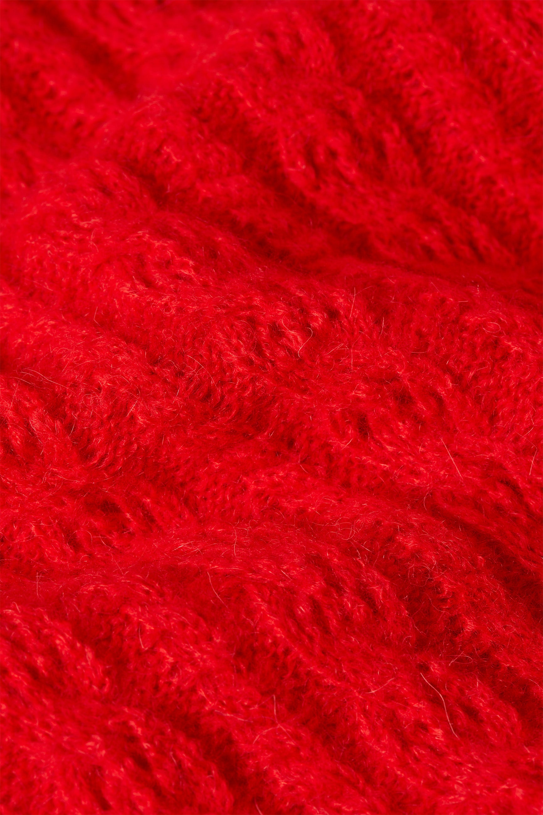 Mauve V Top Leon - Fiery Red