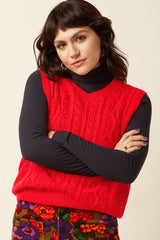 Boxy Spencer Leon - Fiery Red