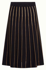 Knit Skirt Plume - Black