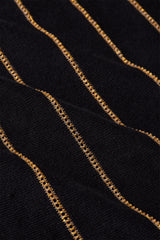 Knit Skirt Plume - Black