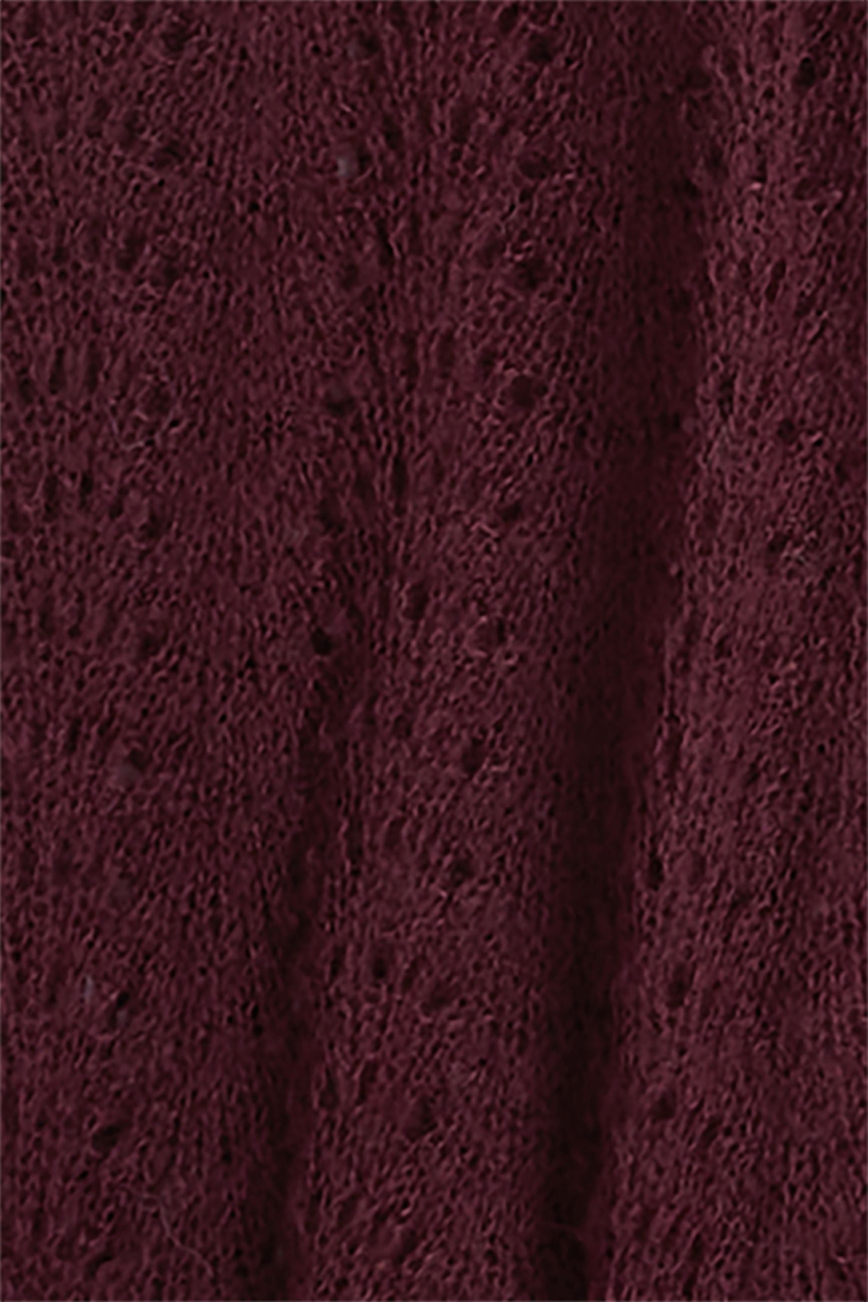 Scarf Ajour Carre - Porto Red