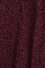 Scarf Ajour Carre - Porto Red