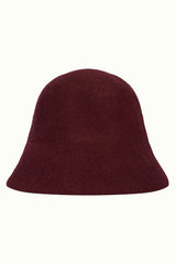 Cloche Hat - Porto Red