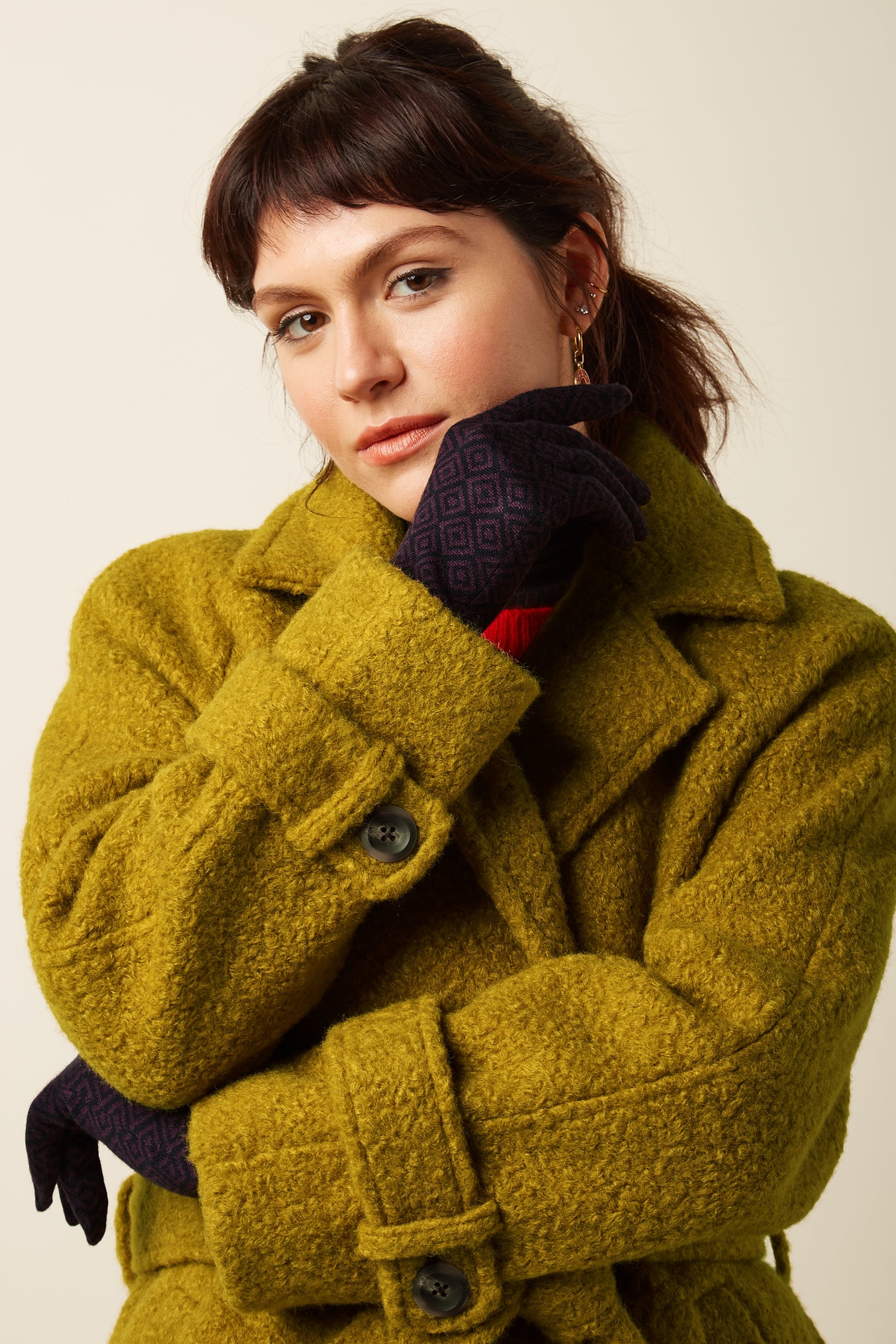 Azul Glove - Bordeaux Red