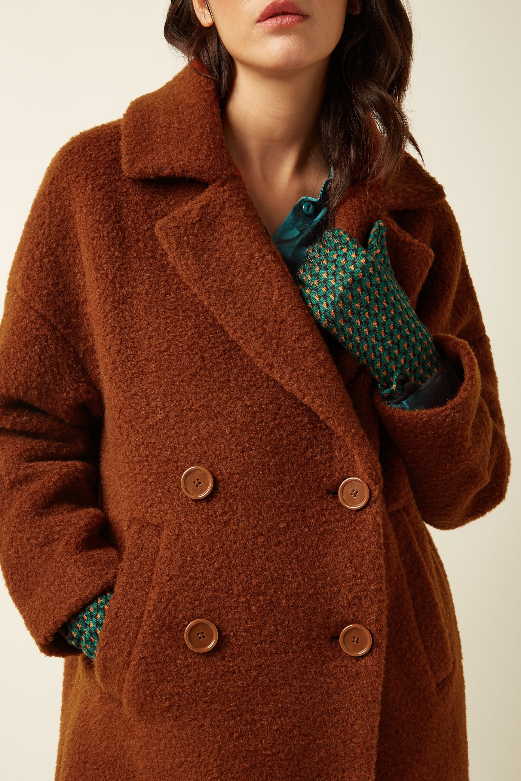 Glove Savoir - Botanical Green