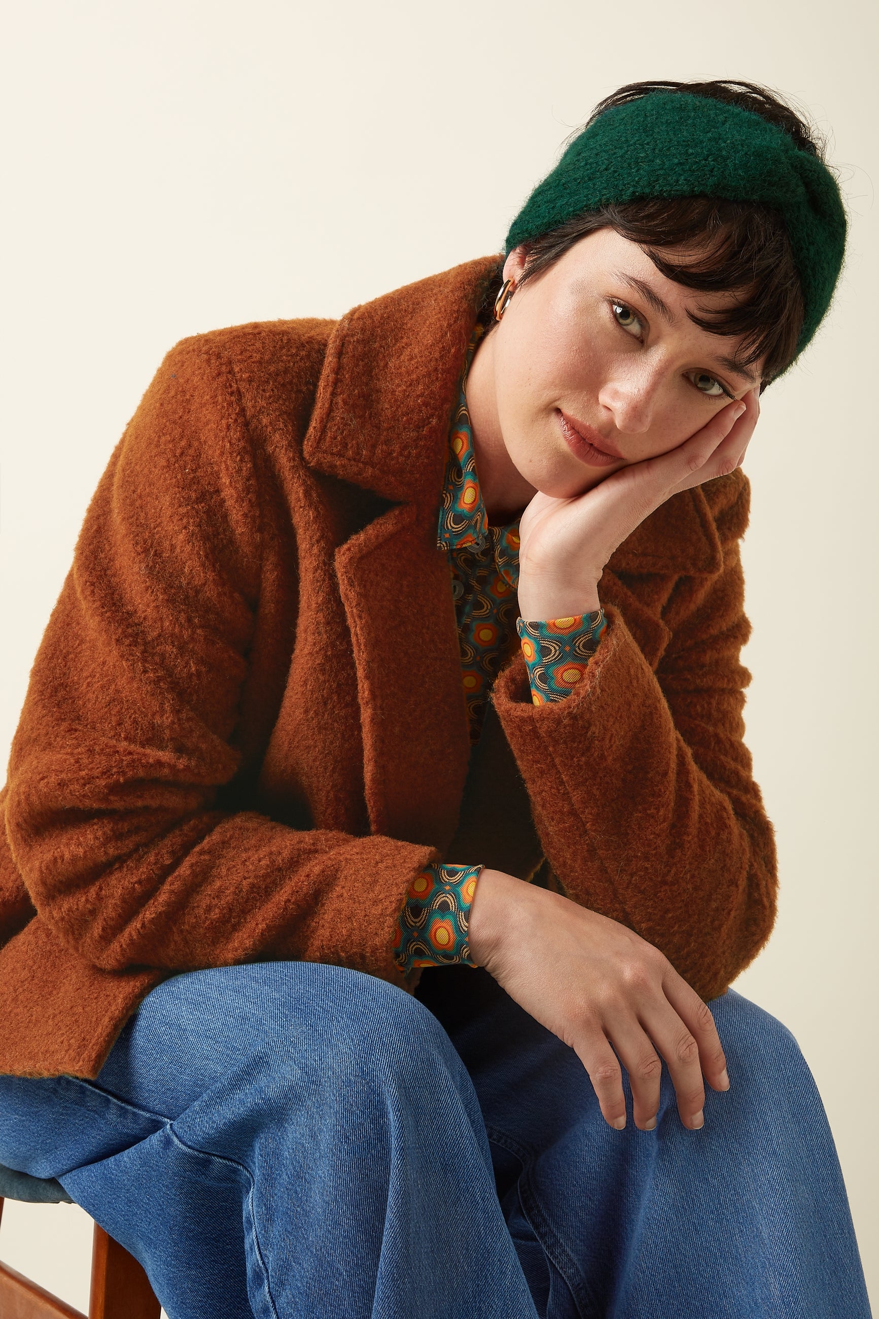 Jules Headband Posh - Botanical Green