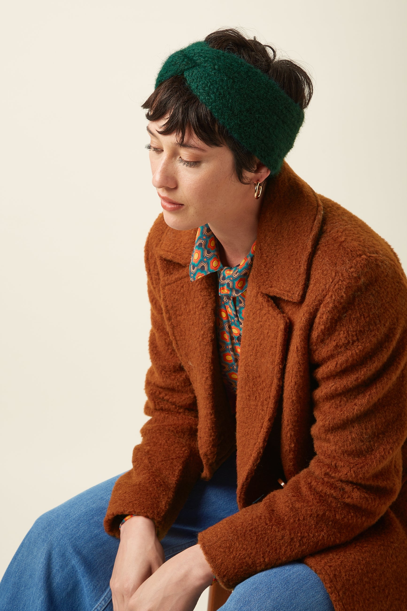 Jules Headband Posh - Botanical Green