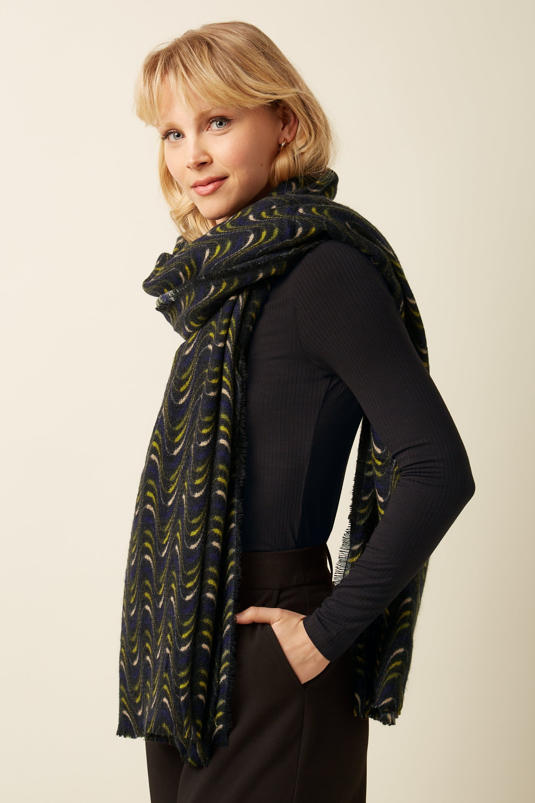 Fizz Scarf - Woodbine Green