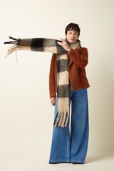 Scarf Check 2-Tone - Black